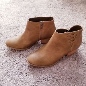 AE Taupe Ankle Booties